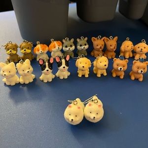 3-D Dog Earrings 🐶